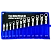 IGRS-20 - Набор комбинированных дюймовых ключей с трещоткой и шарниром 1/4" - 15/16" (12 предметов)